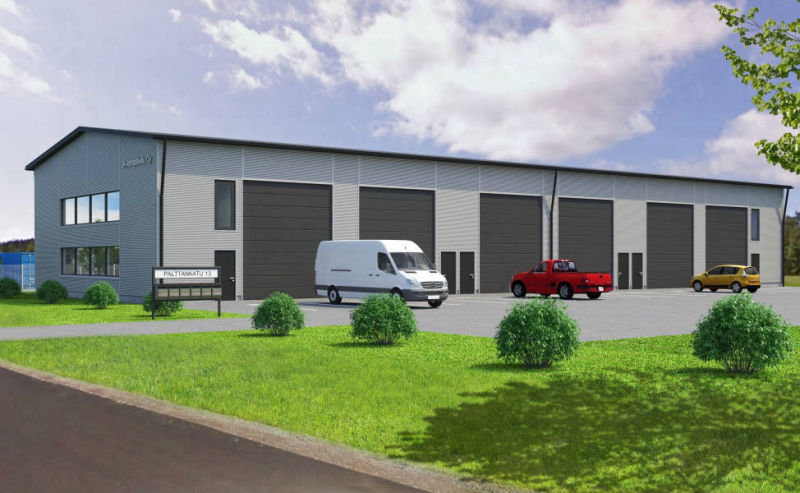 3D visualisointi hallirakennus