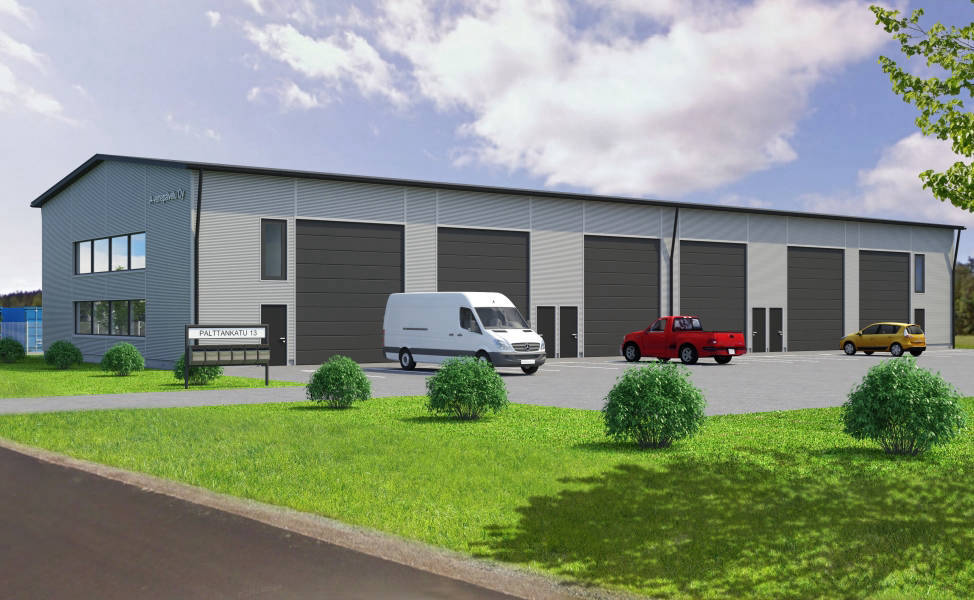 3D visualisointi hallirakennus