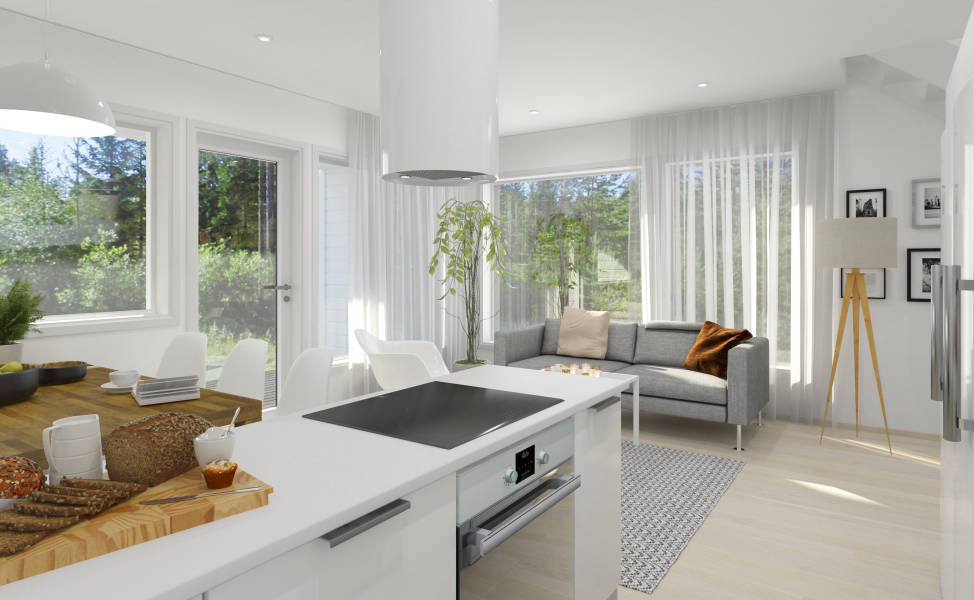 3D mallinnus sisänäkymä